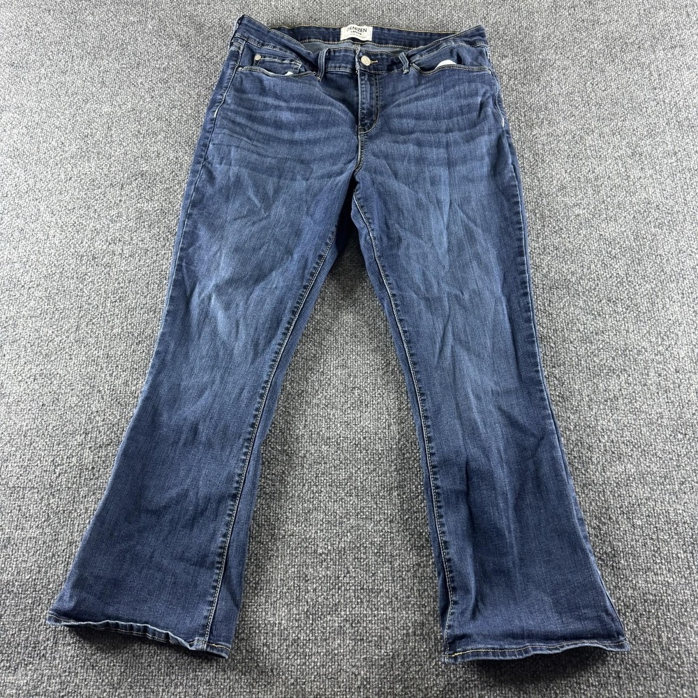Denizen From Levis Jeans Mens 34x27 Blue Mid Rise Bootcut Medium Wash Denim